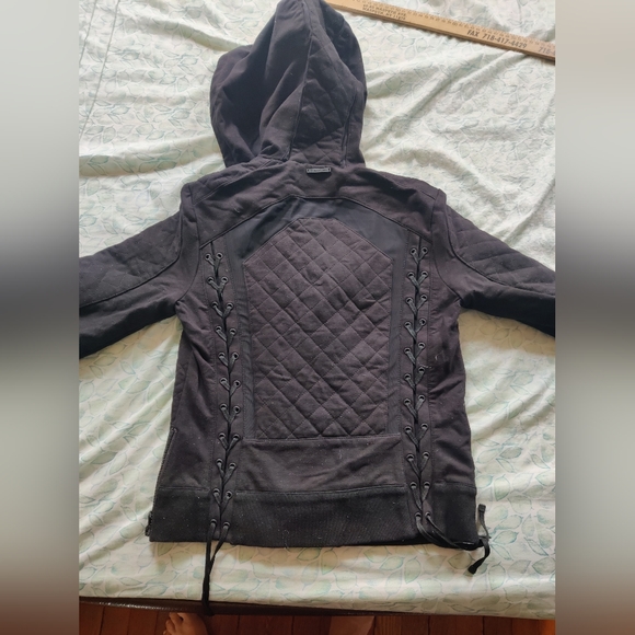 Blanc noir cotton lacing jacket - Picture 5 of 9